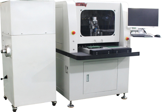 Συσκευή δρομολογητών PCB Depaneling βιομηχανίας 60000RPM FR4, διαχωριστής PCB