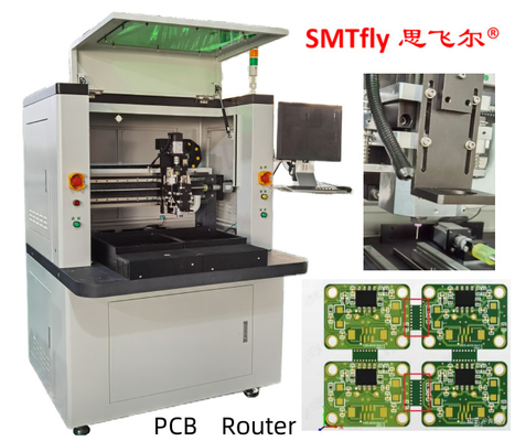 Μηχανή αποσύνδεσης διαδίκτυου Pcb Offline 0.01mm Positioning Circuit Board Maker Machine