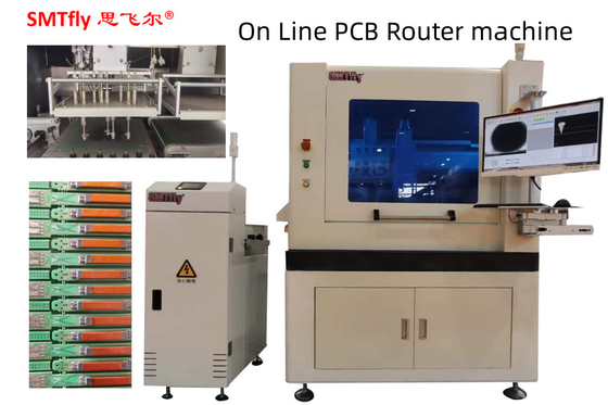 Σε γραμμή PCB Router Machine 0,5mm πάχος CNC Τυποποιημένο κύκλωμα