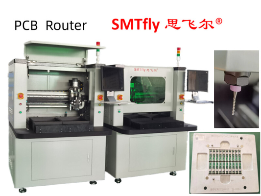 Εξοπλισμός PCB Depaneling δρομολογητών PCB με την ανώτερη ηλεκτρική σκούπα