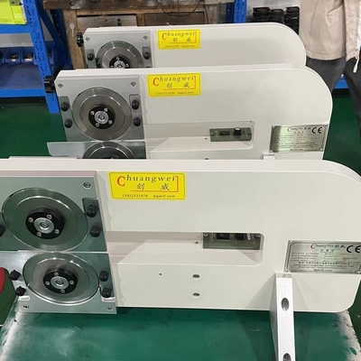 Διαχωριστής PCB Μαχίνα Μηχανοκίνητος V-Groove PCB Depaneler με κυκλικές λεπίδες