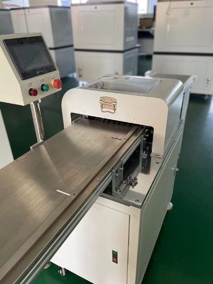 Μηχανή αποκόλλησης PCB με υψηλής ταχύτητας ξύλα χάλυβα και γραμμή μεταφοράς ζώνης
