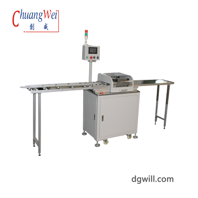 400mm/s PCB Depanelizer με υψηλής ταχύτητας ατσάλινες λεπίδες και γραμμή μεταφοράς ζώνης