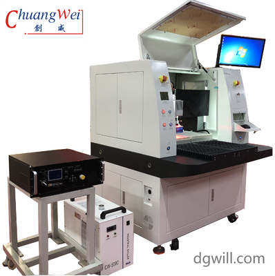 15W Laser PCB Depaneling Machine Διπλό Πίνακα Στερεό Κράτος UV Laser Machine εκτός σύνδεσης