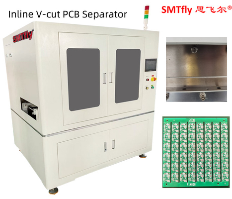 0.7Mpa PCB V Cut Machine Online Πνευματική 3.5mm Γραμμική λεπίδα 330mm