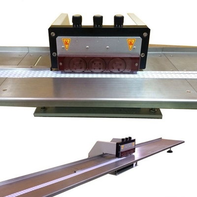 FR1 κόπτης 100mm πιτσών PCB Depanelizer σωλήνων των οδηγήσεων τέμνον μήκος