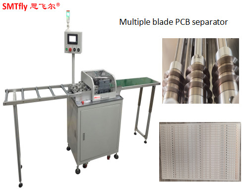 μηχανή PCB Depaneling αλουμινίου 220mm/S W10mm/κόπτης πινάκων PCB