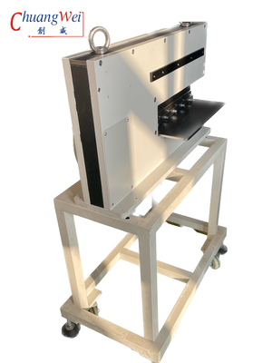Μεγάλης χωρητικότητας Pneumatic V-Groove Pcb Cutting Machine SMTfly-480J με μετρητή χωρητικότητας