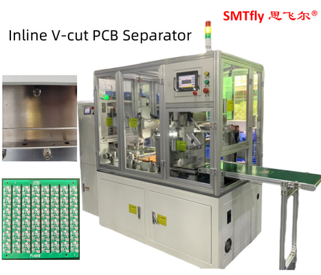 0.7Mpa PCB V Cut Machine Online Πνευματική 3.5mm Γραμμική λεπίδα 330mm