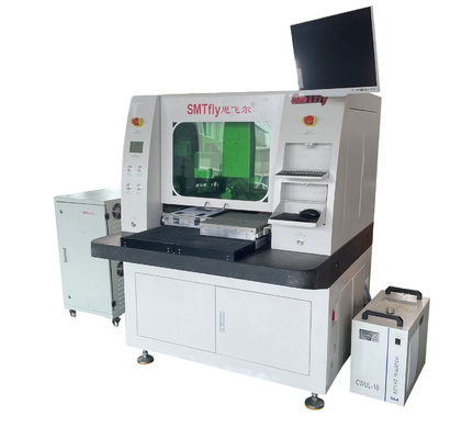 0.02mm κόψιμο ακρίβειας Laser PCB αποπερατώντας μηχανή με αυστηρό σχέδιο ασφαλείας