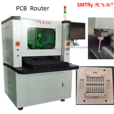 0.01mm Επαναληψιμότητα θέσης CNC PCB Router Machine για αποπελάτωση του PCBA