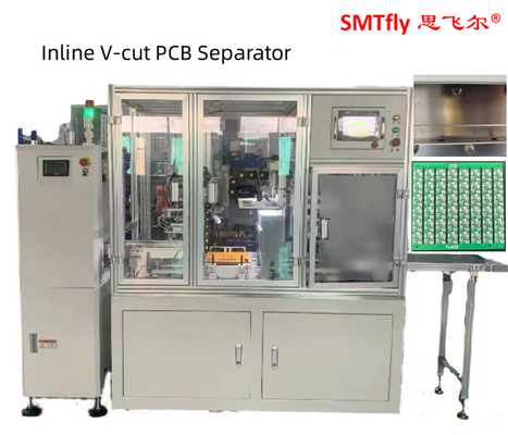 0.7Mpa PCB V Cut Machine Online Πνευματική 3.5mm γραμμική λεπίδα 330mm Ηλεκτρομαγνητικός έλεγχος βαλβίδας