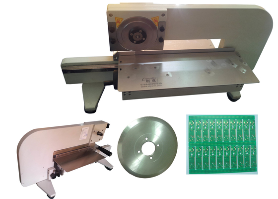 Μηχανή PCB Depanel συσκευών καθοδήγησης με τις λεπίδες ΑΜΑΞΙΏΝ που κόβουν FR4