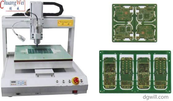 0.3-3.5mm πάχος κοπής PCB στο Βιετνάμ PCB Router Machine με ισχύ 10W