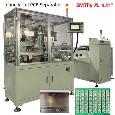 Πίνακας PCB Depanelizer 0,7Mpa PCB V Cut Machine Online Πνευματικό 3,5 mm Γραμμικό λεπίδιο 330 mm