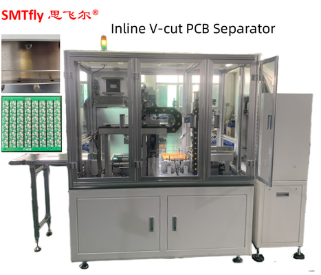 Πίνακας PCB Depanelizer 0,7Mpa PCB V Cut Machine Online Πνευματικό 3,5 mm Γραμμικό λεπίδιο 330 mm