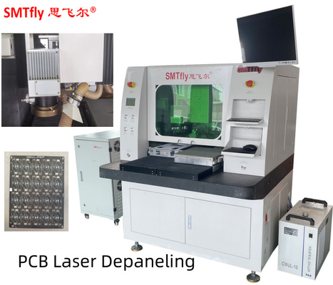 0.02mm κόψιμο ακρίβειας Laser PCB αποπερατώντας μηχανή με αυστηρό σχέδιο ασφαλείας