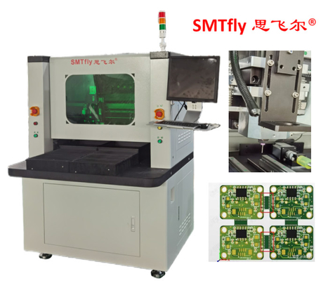 Μηχανή διαδρόμου PCB για την συναρμολόγηση PCB και αποτύπωση με δίδυμο τραπέζι και παράθυρα διαδρομής Bit Sectionin