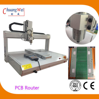 50000r/s Μονόμαχος διαχωριστής PCB με ακρίβεια διαδρομής 0,1 mm, Μηχανή κοπής PCB