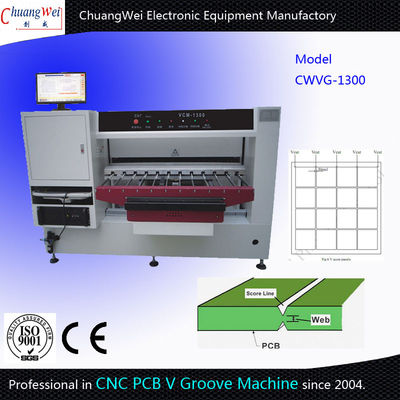 3.0KW μηχανή δρομολογητών PCB Depaneling, μηχανή δρομολόγησης PCB 5kg/Cm2