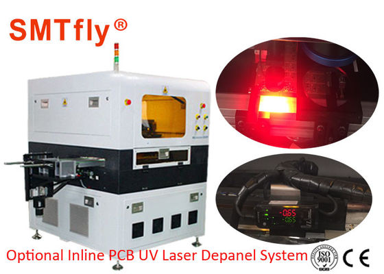 380V ομαλός κόπτης λέιζερ ακρών UV, μηχανή PCB Depaneling λέιζερ 355nm